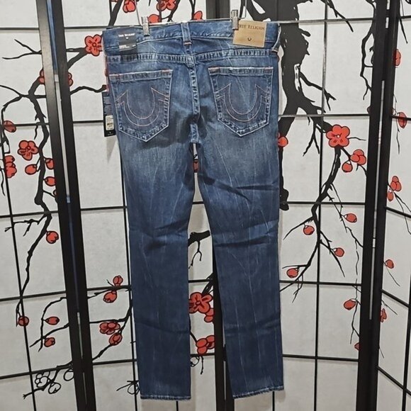 True‎ Religion Rocco Skinny Distressed Jeans Size 34 New - Picture 8 of 9